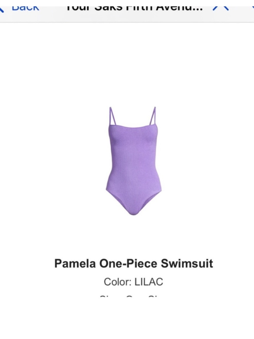 NWT • Hunza G Pamela swim suit in lilac - Picture 12 of 13